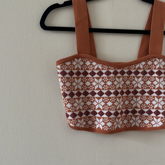 NWOT Free People Away With Me Crop Tank - Picture 3 of 5